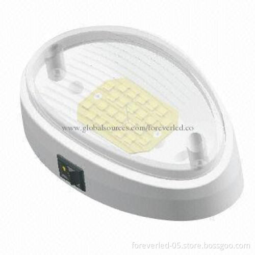 LED porch light, 3W, 260lm, 3-year warranty, waterproof, 12-30V wide voltage